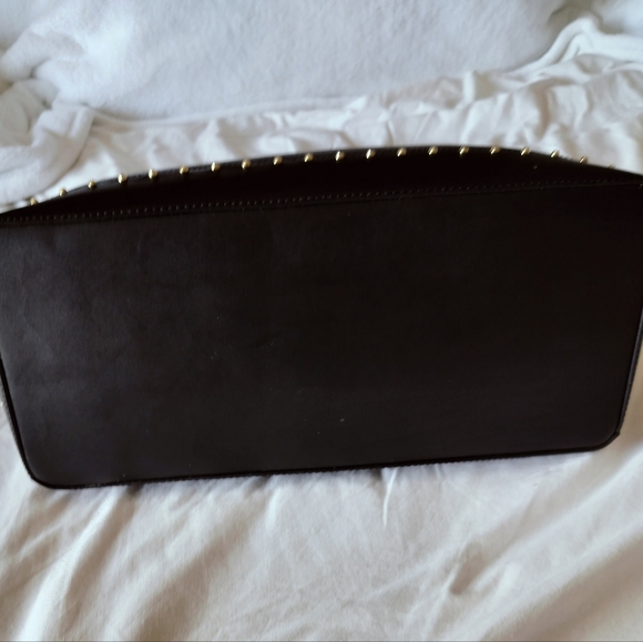 Michael Kors Devon Extra-Large Studded Pebbled Leather Tote Bag Black Purse $558 - Picture 9 of 16